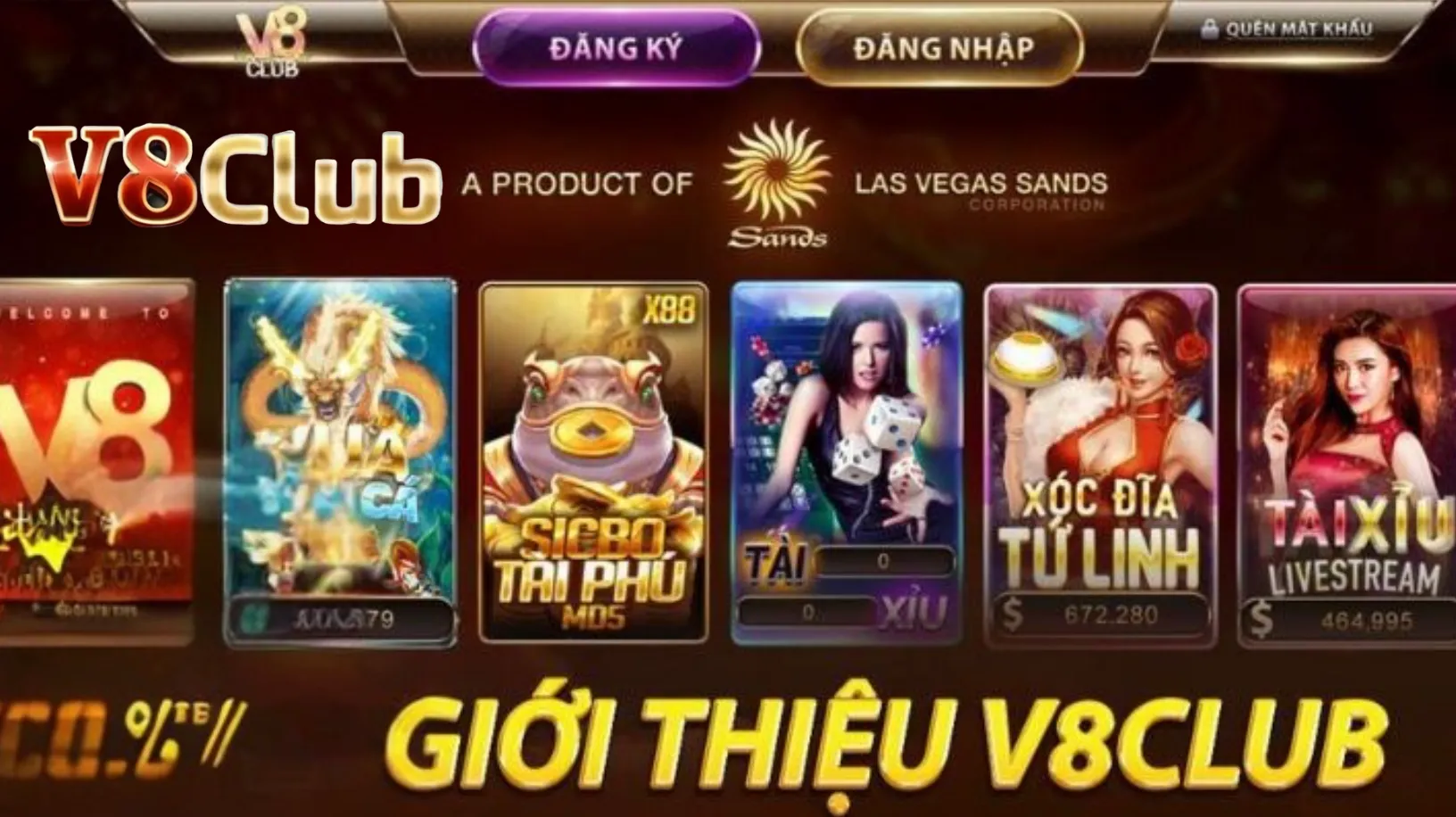 V8club cổng game hàng đầu Việt Nam với nhiều ưu điểm