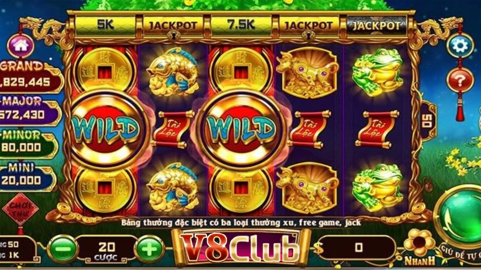 Chiến thắng slot game quay hũ V8club nhanh